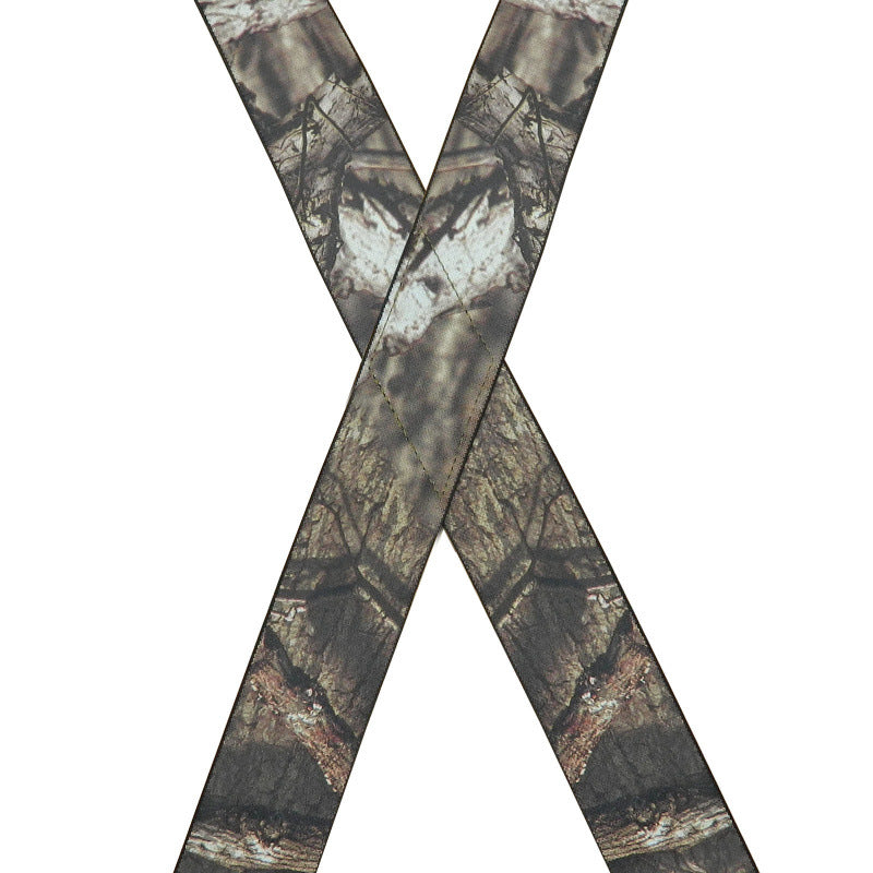 Camo Suspenders Camouflage Men Work Suspenders X-Type 4 Hooks Adjustable Men Elastic 2 inch Wide Braces