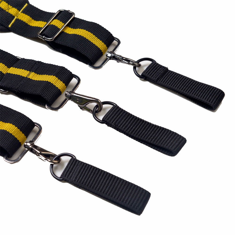 3 Point Padded Tool Belt Suspenders for Men,Heavy Duty Construction Suspenders with Tool Belt Loops