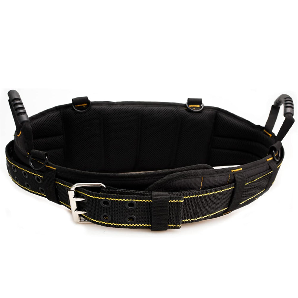 Padded work belt Comfortable Tool Belt with D rings,Heavy Duty Work Belts with handle strap for electrical,construction,plumber,carpenter