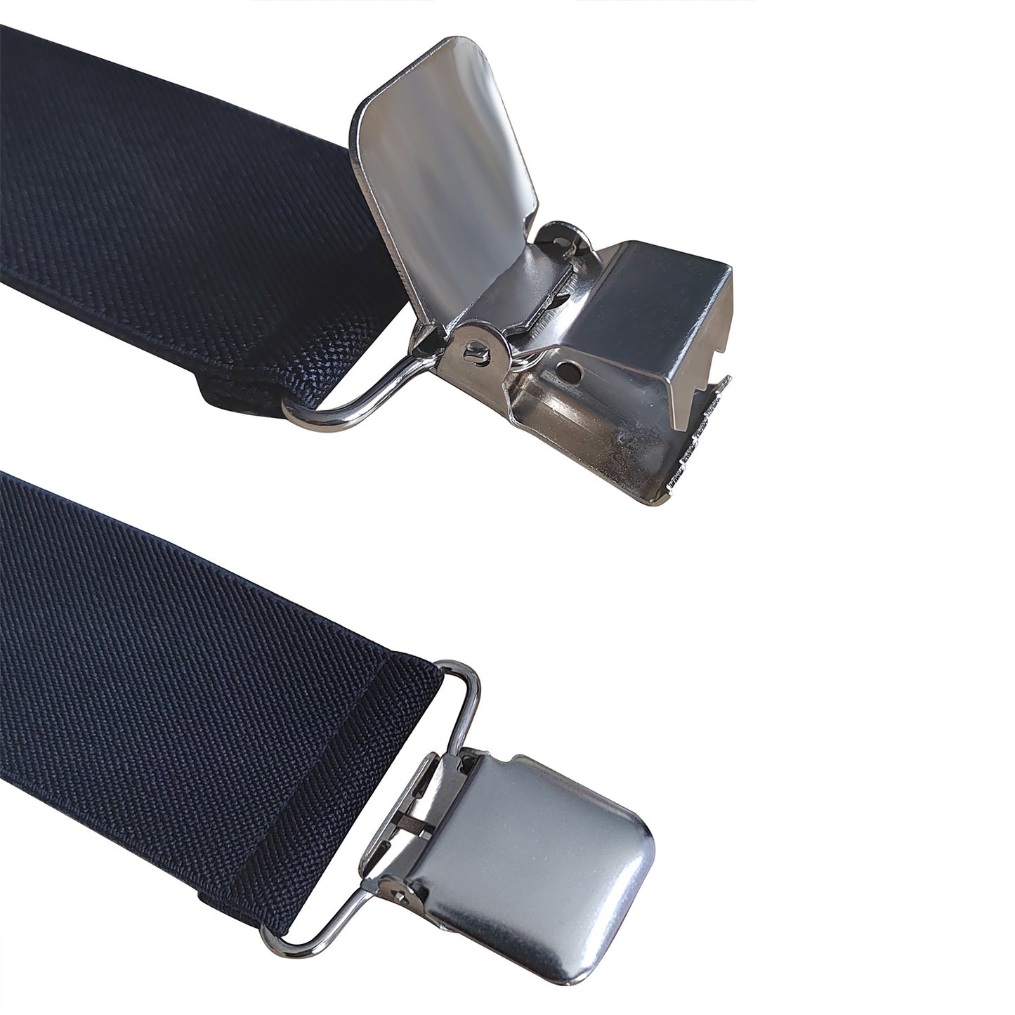 Men's Utility Suspender 2 inch Elastic Suspenders Heavy-Duty Work Suspenders, Suspenders with strong metal clips, Men Suspender for Pants, Men's Suspender for Jeans