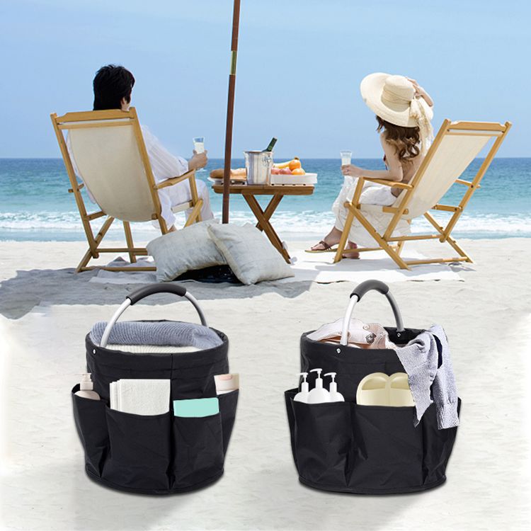 Collapsible Garden Tool Basket , 17L Garden Tool Organizer Gardening Storage Bag Gardening Organizer Bag Carrier, Waterproof Garden Tote Bag for Garden Tools