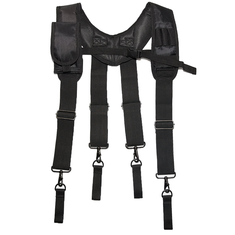 Tool Belt Suspenders Construction Work Suspenders with detachable phone holder comfortable foam shoulder pad